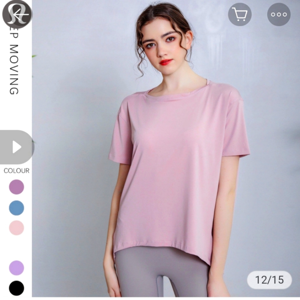 Womens Lululemon oversized yoga/athletic top